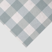 Papier Mousseline Green Plaid En vichy Country Farmhouse Simple (Détail)