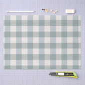 Papier Mousseline Green Plaid En vichy Country Farmhouse Simple (Artisanat)