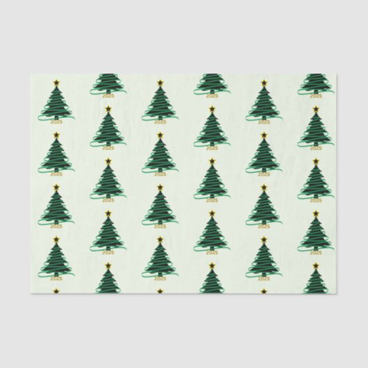 Papier Mousseline Green Tree (Recto)