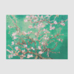 Papier Mousseline Green Van Gogh Almond Blossoms<br><div class="desc">"Enveloppez vos cadeaux dans la beauté des beaux-arts." Ajoutez du raffinement à chaque cadeau avec ce papier de tissu vert doux orné de fleurs d’amandes délicates de Van Gogh. La douce teinte verte donne une tonalité naturelle et apaisante, idéale pour les anniversaires, les mariages ou toute occasion où l'élégance compte....</div>