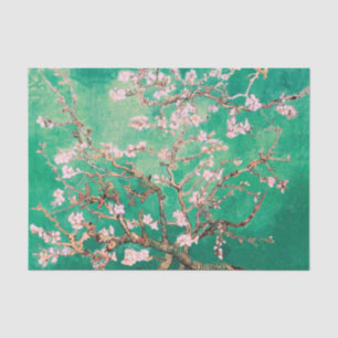 Papier Mousseline Green Van Gogh Almond Blossoms