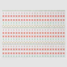Green-Yellow-Red Pixel knit Pattern