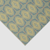 Papier Mousseline Greenish Retro Vintage Pattern (Détail)