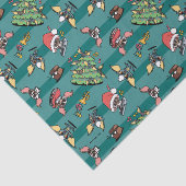 Papier Mousseline Gremlins | Motif de Noël comique (Détail)