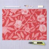 Papier Mousseline Grenade en rouge de Noël (Artisanat)