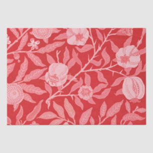 Papier Mousseline Grenade en rouge de Noël