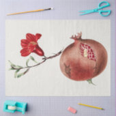 Papier Mousseline grenade vintage (Artisanat)