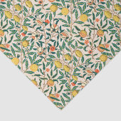 Papier Mousseline Grenade William Morris doux original sur blanc (Détail)