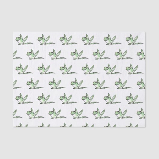 Papier Mousseline Grenouille (Recto)
