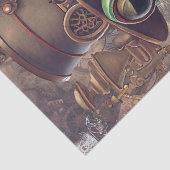 Papier Mousseline Grenouille à vapeur (Détail)