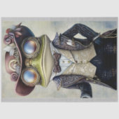 Papier Mousseline Grenouille cool Anthropomorphique Steampunk R5H Dé (Recto)