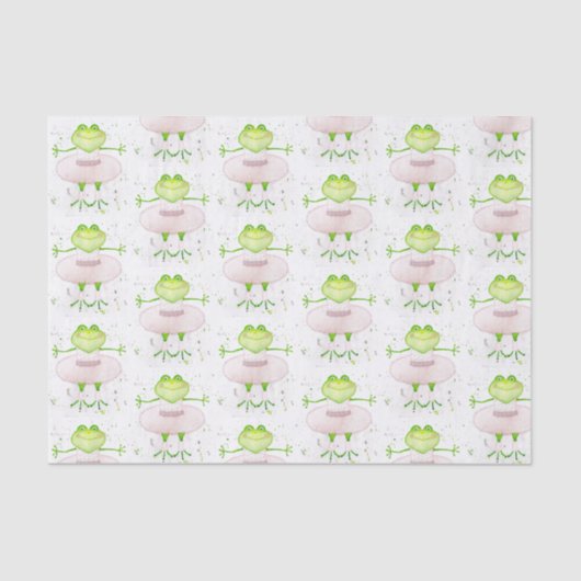 Papier Mousseline Grenouille de Ballerina (Recto)