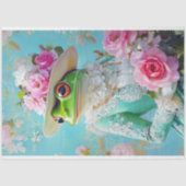 Papier Mousseline Grenouille de la Fête des Mères dans le découpage (Recto)