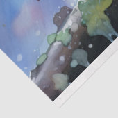 Papier Mousseline Grenouille en aquarelle 3 papier décolpage (Détail)