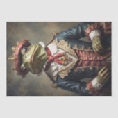 Papier Mousseline Grenouille royale - Découpage (Recto)