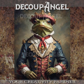 Papier Mousseline Grenouille royale - Découpage