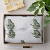 Papier Mousseline Grenouille verte (Cadeau)