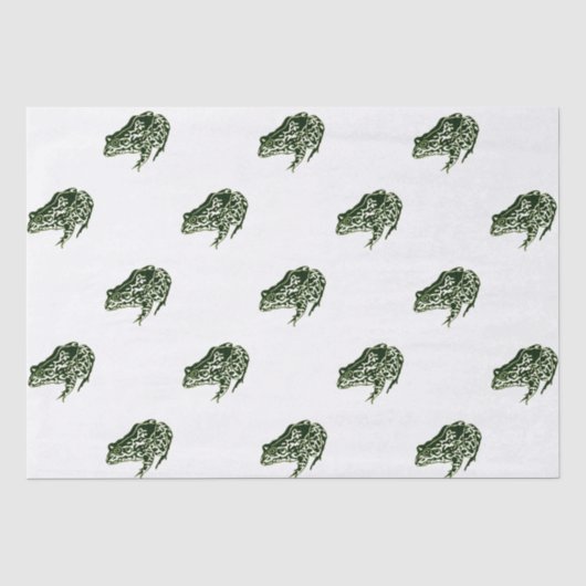 Papier Mousseline Grenouille verte (Recto)