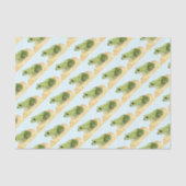 Papier Mousseline Grenouille verte (Recto)