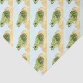 Papier Mousseline Grenouille verte (Détail)