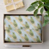 Papier Mousseline Grenouille verte (Cadeau)