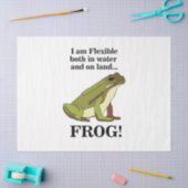 Papier Mousseline Grenouille Verte Drôle (Artisanat)