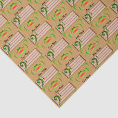 Papier Mousseline Grenouille verte Note basse (Détail)