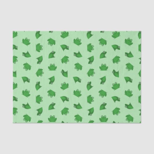 Papier Mousseline Grenouilles (Recto)
