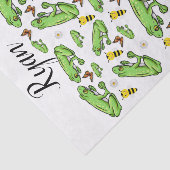 Papier Mousseline Grenouilles en papier de tissus Bumblebee (Détail)