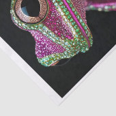 Papier Mousseline Grenouilles et diamants2 (Détail)