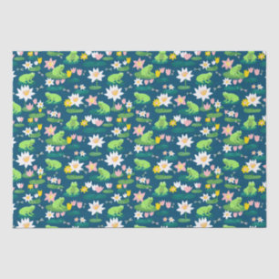 Papier Mousseline Grenouilles et Lily Pads BABY SHOWER mignon Enfant
