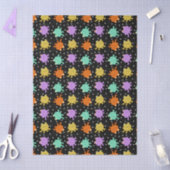 Papier Mousseline Grenouilles psychédéliques Papier tissulaire multi (Artisanat)