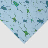 Papier Mousseline Grenouilles Sauter pour la joie (Détail)