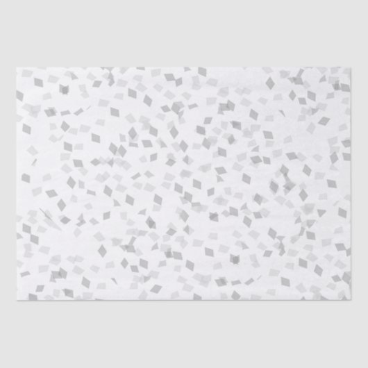 Papier Mousseline Grey Confetti (Recto)