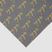 Papier Mousseline Grey, Faux Gold 77e (Soixante-Dix-Septième) (Détail)