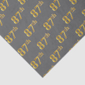 Papier Mousseline Grey, Faux Gold 87e (Quatre-Vingt-Septième) (Détail)