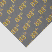 Papier Mousseline Grey, Faux Gold 88e (Quatre-vingt-huitième) (Détail)