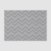 Papier Mousseline Grey stripes zigzag (Recto)