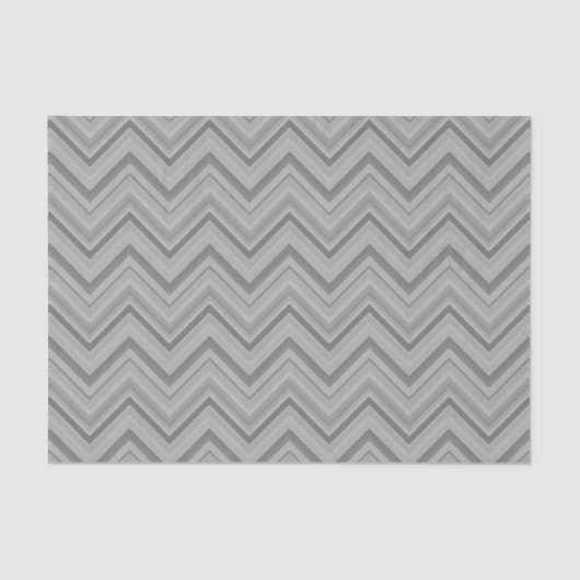 Papier Mousseline Grey stripes zigzag (Recto)