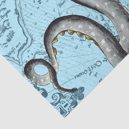 Papier Mousseline Grey Tentacles (Détail)