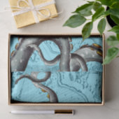 Papier Mousseline Grey Tentacles (Cadeau)