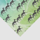 Papier Mousseline Greyhound italien (Détail)