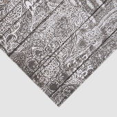 Papier Mousseline Griffonnages floraux de dreamcatcher rustique (Détail)