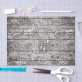 Papier Mousseline Griffonnages floraux de dreamcatcher rustique (Artisanat)