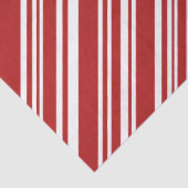 Papier Mousseline Grille de menthe moderne rouge et blanche (Détail)