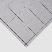 Papier Mousseline Grille d'encre - Lignes noires - personnalisable (Détail)