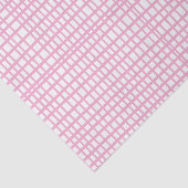 PAPIER MOUSSELINE GRILLE ROSE (Détail)