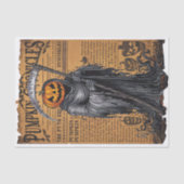 Papier Mousseline Grim Reaper Jack o’ Lantern Halloween journal (Recto)