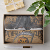 Papier Mousseline Grim Reaper Jack o’ Lantern Halloween journal (Cadeau)