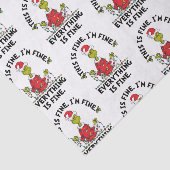 Papier Mousseline Grinch | Everything is Fine (Détail)